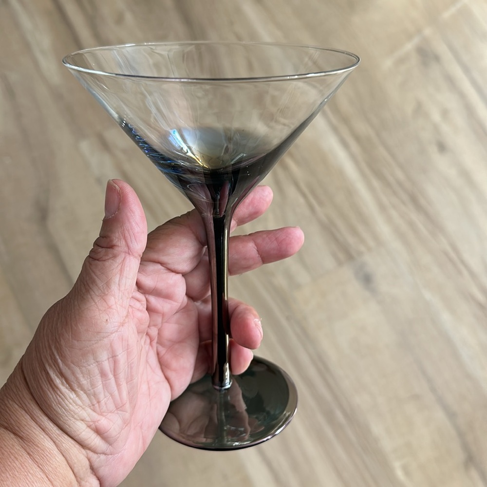 🧡 Vintage Pier 1 Imports Martini Glasses set of 6 🧡 - Picture 2 of 4